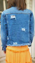 Charger l&#39;image dans la galerie, Veste jean destroy
