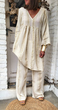 Charger l&#39;image dans la galerie, Tunique robe beige gold
