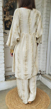 Charger l&#39;image dans la galerie, Tunique robe beige gold
