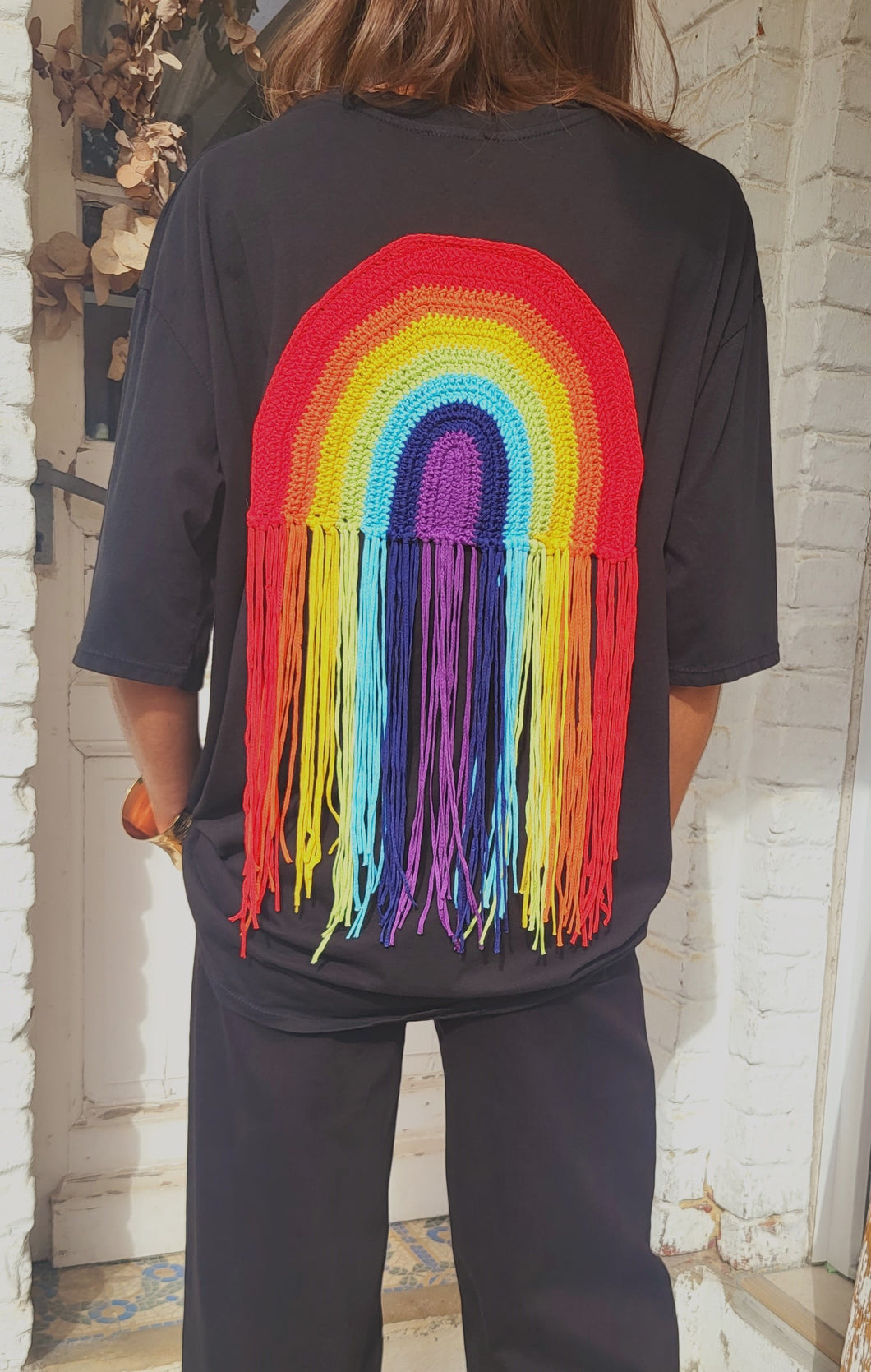 Tee shirt franges colors
