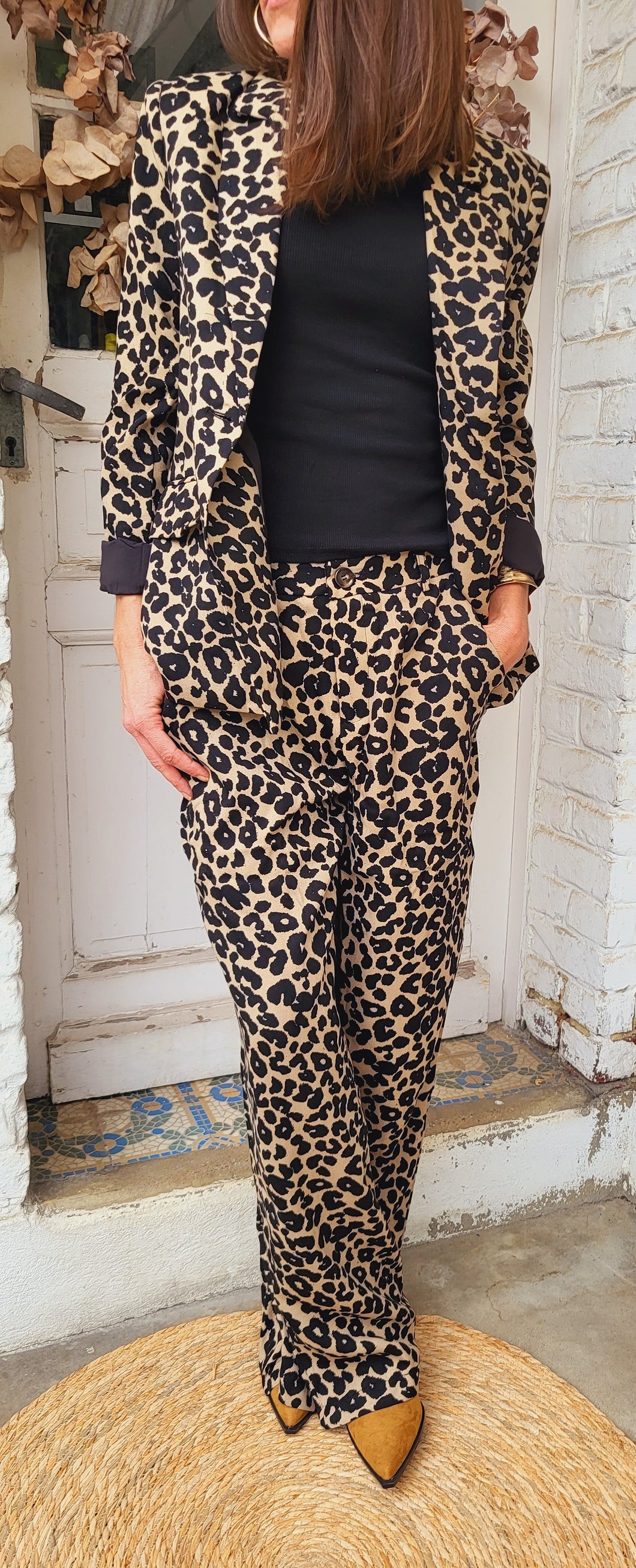 Pantalon tailleur léo