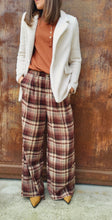 Charger l&#39;image dans la galerie, Pantalon carreaux chocolat
