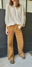Charger l&#39;image dans la galerie, Pantalon velours côtelé camel
