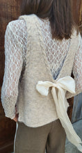 Charger l&#39;image dans la galerie, Pull bretelle nœud beige ou chocolat
