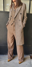 Charger l&#39;image dans la galerie, Manteau carreaux chocolat
