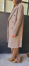 Charger l&#39;image dans la galerie, Manteau carreaux chocolat
