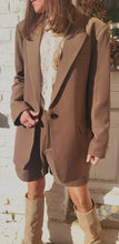 Charger l&#39;image dans la galerie, Blazer oversize moka
