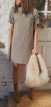 Charger l&#39;image dans la galerie, Robe pied de poule nœud
