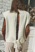 Charger l&#39;image dans la galerie, Top dentelle chocolat / ecru / noir / Bordeaux
