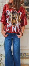 Charger l&#39;image dans la galerie, Tee shirt tiger sequins
