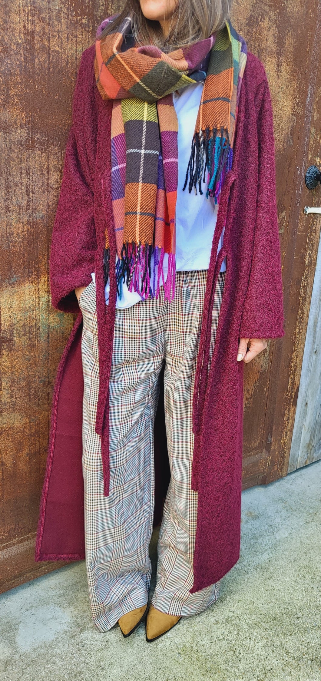 Echarpe carreaux colors