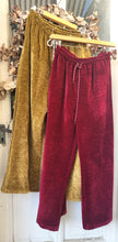Charger l&#39;image dans la galerie, Pantalon velours ras Beige / Bordeaux / Vert bronze
