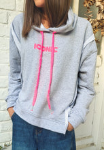 Charger l&#39;image dans la galerie, Pull iconic capuche Gris / Chocolat / Camel
