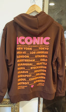 Charger l&#39;image dans la galerie, Pull iconic capuche Gris / Chocolat / Camel
