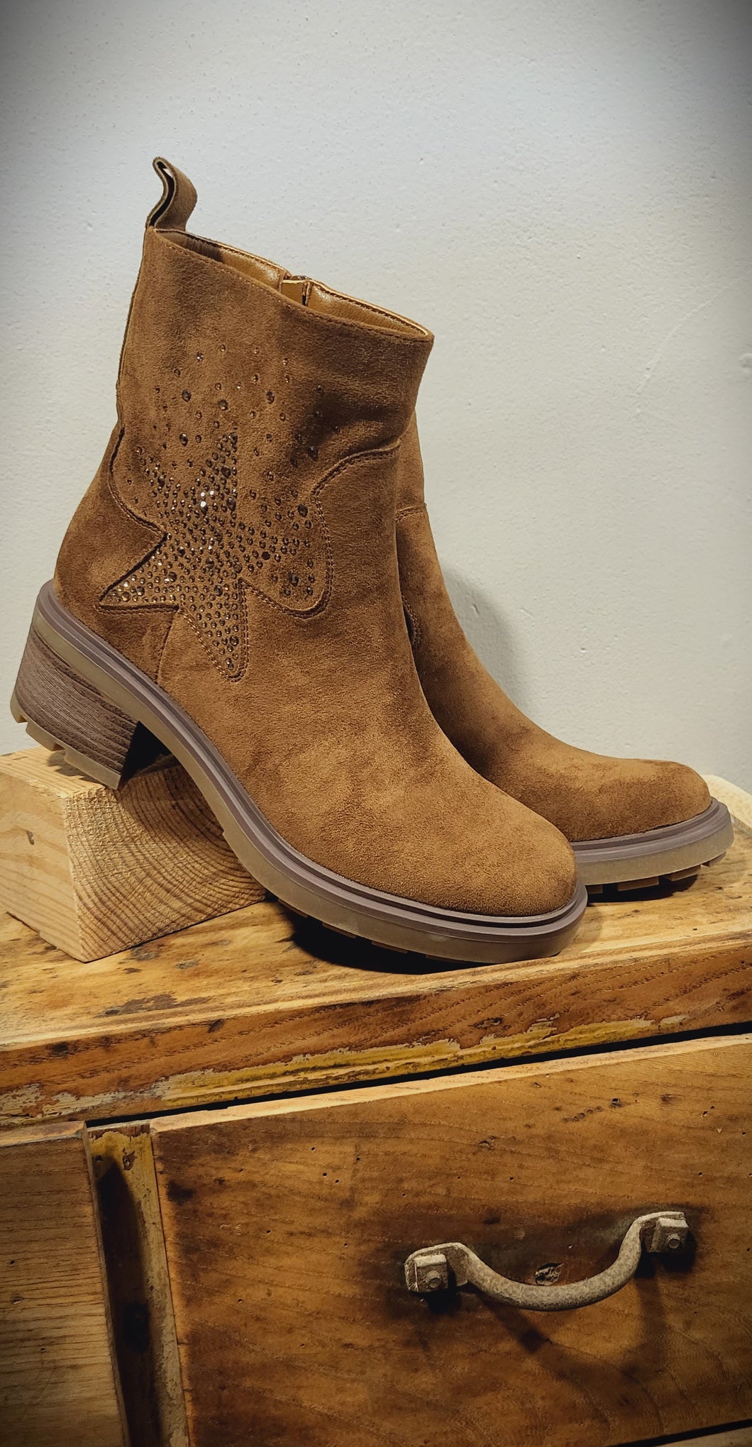 Boots étoile sequins