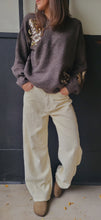 Charger l&#39;image dans la galerie, Pantalon velours écru
