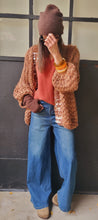 Charger l&#39;image dans la galerie, Gilet sequins rouille
