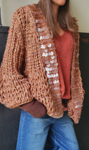 Charger l&#39;image dans la galerie, Gilet sequins rouille
