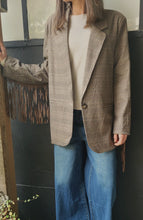 Charger l&#39;image dans la galerie, Veste Prince franges camel
