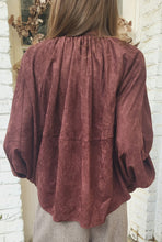 Charger l&#39;image dans la galerie, Bomber suédine choco
