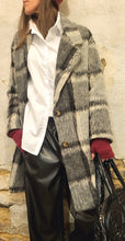 Charger l&#39;image dans la galerie, Manteau carreaux gris
