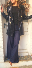 Charger l&#39;image dans la galerie, Veste blazer sequins noir
