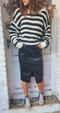 Charger l&#39;image dans la galerie, Pull rayé nœud
