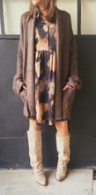 Charger l&#39;image dans la galerie, Robe chemise courte Beige noire
