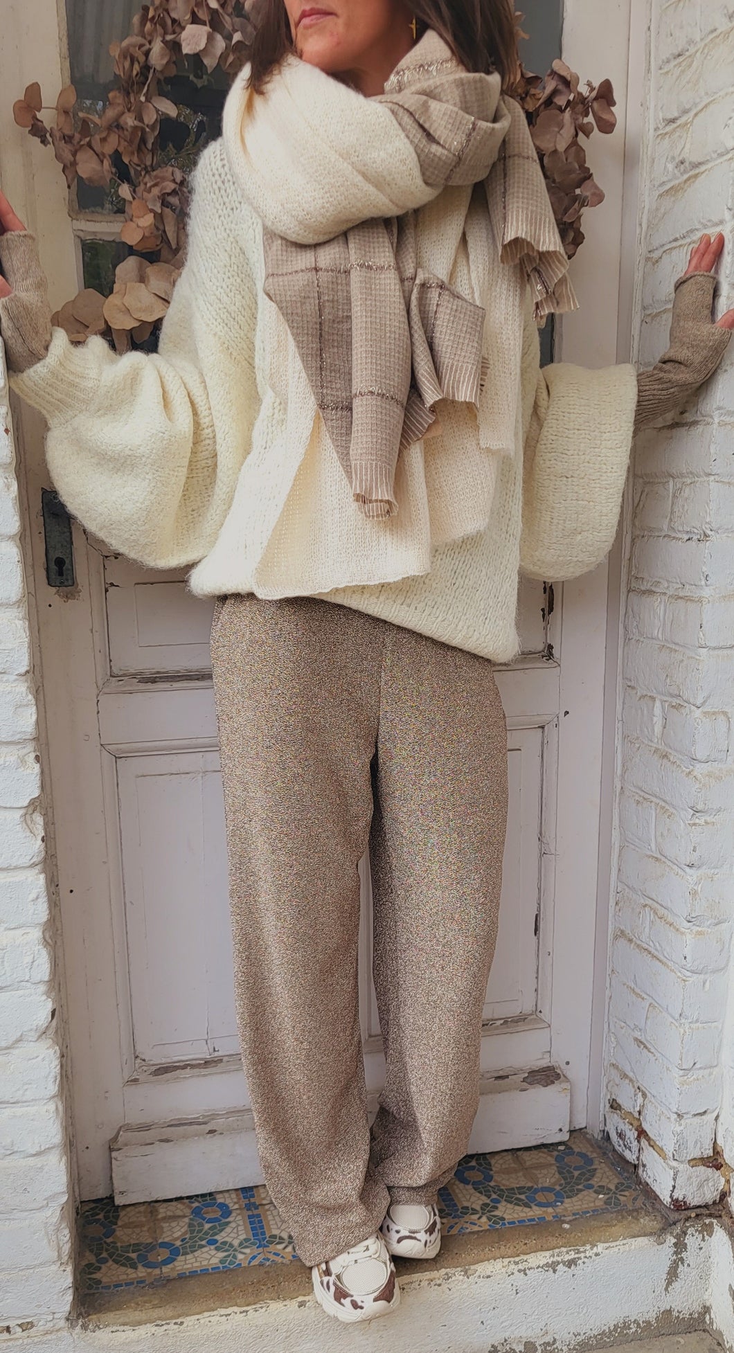 Pull tout doux écru