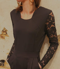 Charger l'image dans la galerie, Combinaison manches longues dentelle
