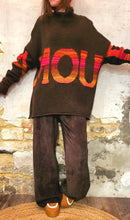 Charger l'image dans la galerie, Pull amour colors Chocolat
