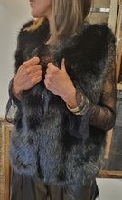 Charger l'image dans la galerie, Gilet zippé Fausse fourrure Noir / Ecru / Beige / Taupe
