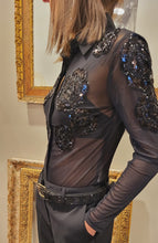 Charger l'image dans la galerie, Body brodé perles noires
