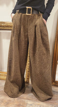 Charger l'image dans la galerie, Pantalon large chevron Chocolat ou gris anthracite
