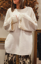 Charger l'image dans la galerie, Pull loose tout doux Ecu / Vertolive
