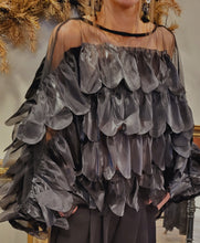 Charger l'image dans la galerie, Tunique Plume Noire ou Chocolat
