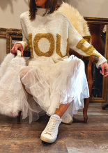 Charger l'image dans la galerie, Pull amour Ecru
