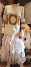 Charger l'image dans la galerie, Jupon froufrou écru / noir
