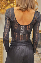 Charger l'image dans la galerie, Haut rayures dentelle
