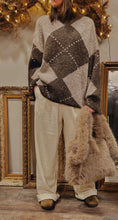 Charger l'image dans la galerie, Pull jacquard choco taupe
