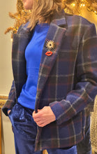 Charger l'image dans la galerie, Veste bleu carreaux

