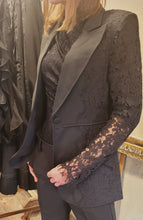 Charger l'image dans la galerie, Veste blazer dentelle noir
