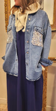 Charger l'image dans la galerie, Veste jean poches sequins
