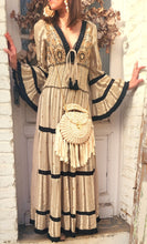 Charger l'image dans la galerie, Robe longue jute brodée
