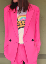 Charger l'image dans la galerie, Blazer rose oversize
