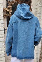 Charger l'image dans la galerie, Veste jean capuche nœud
