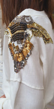 Charger l'image dans la galerie, Sweat épaules perles sequins
