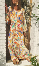 Charger l'image dans la galerie, Robe bohême beige flowers
