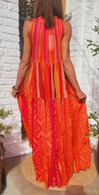 Charger l'image dans la galerie, Robe longue rose orange
