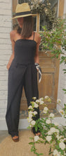 Charger l'image dans la galerie, Combinaison bustier rabat noire
